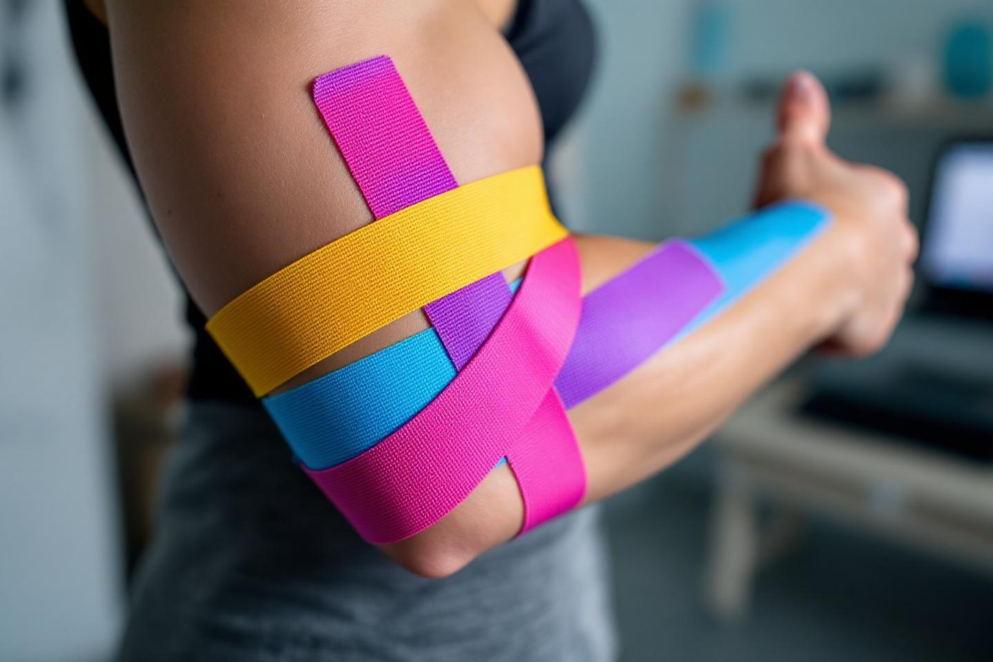 Kinesio-taping : bienfaits et utilisation des bandes thérapeutiques