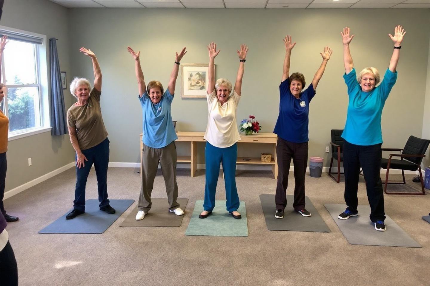 7 Exercices assis sur une chaise pour seniors actifs