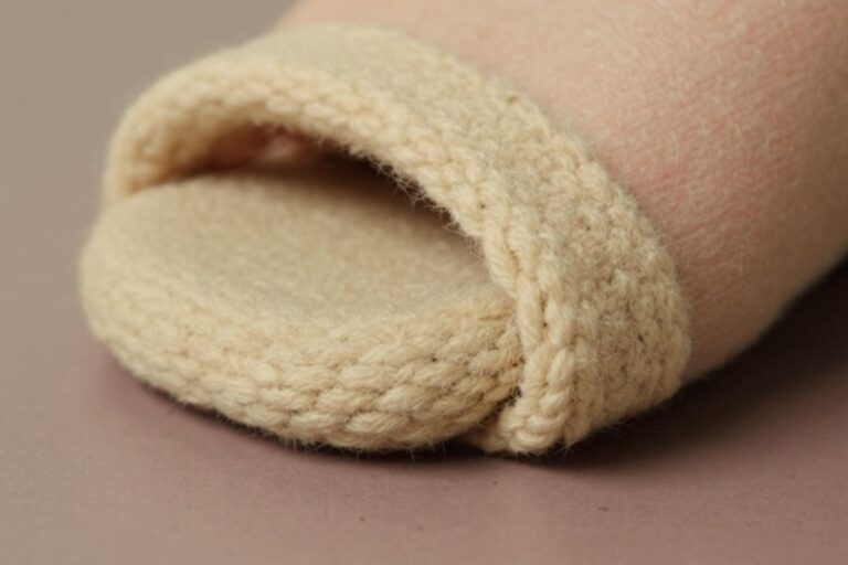 Séparateur d'orteils en laine naturelle respirant et anti-odeurs