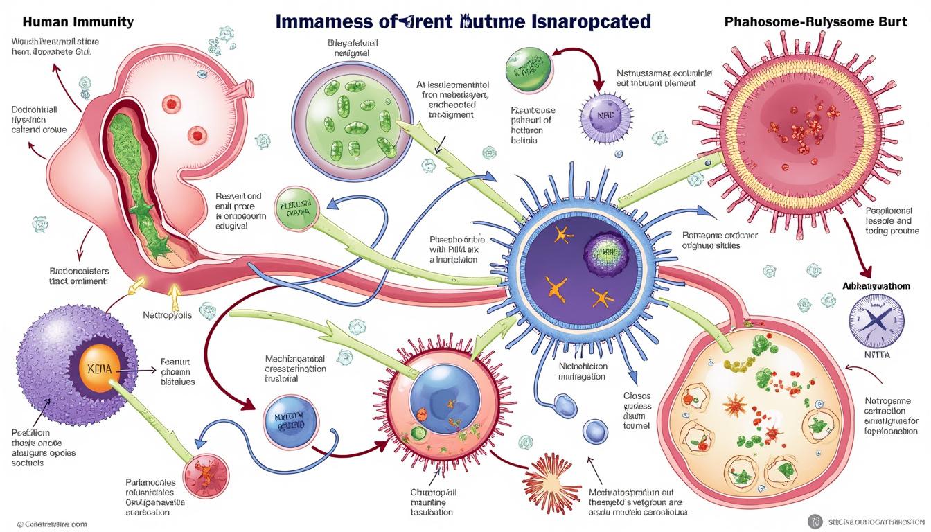 explorez les caractéristiques clés des phagocytes et comprenez leur rôle vital dans la défense du système immunitaire contre les infections et les agents pathogènes.