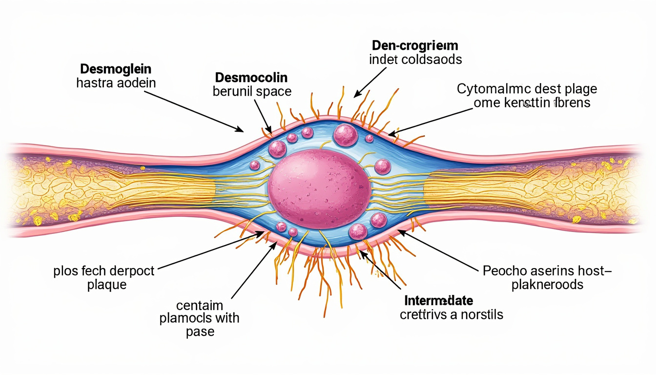 découvrez la structure des desmosomes et leurs fonctions essentielles en biologie pour comprendre leur rôle dans la cohésion cellulaire et la communication intercellulaire.