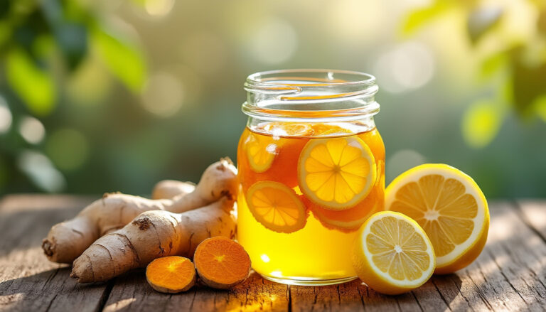 découvrez notre élixir vitalité, une recette bien-être à base de curcuma, gingembre et citron pour booster votre énergie et renforcer votre santé au naturel.