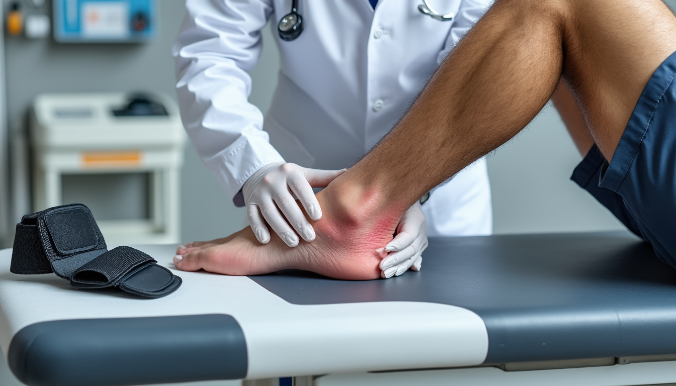 découvrez les protocoles de traitement efficaces et les risques associés à la gestion médicale de l'entorse de la cheville pour une récupération optimale.