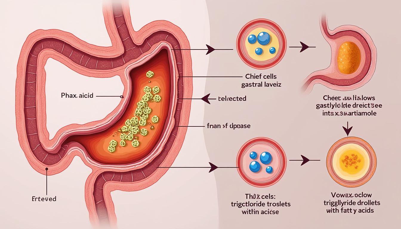 découvrez les caractéristiques et les fonctions essentielles de la lipase gastrique dans le processus de digestion, un enzyme clé pour la dégradation des lipides.