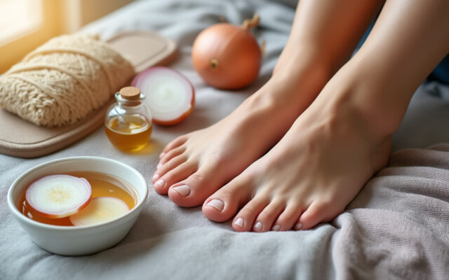 découvrez des astuces efficaces pour soulager la douleur des oignons aux pieds à la maison et retrouver le confort au quotidien.