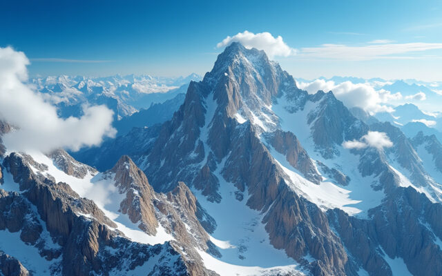découvrez la magie des sommets où le ciel semble toucher la montagne, un lieu d'émerveillement et de sérénité au cœur de la nature.