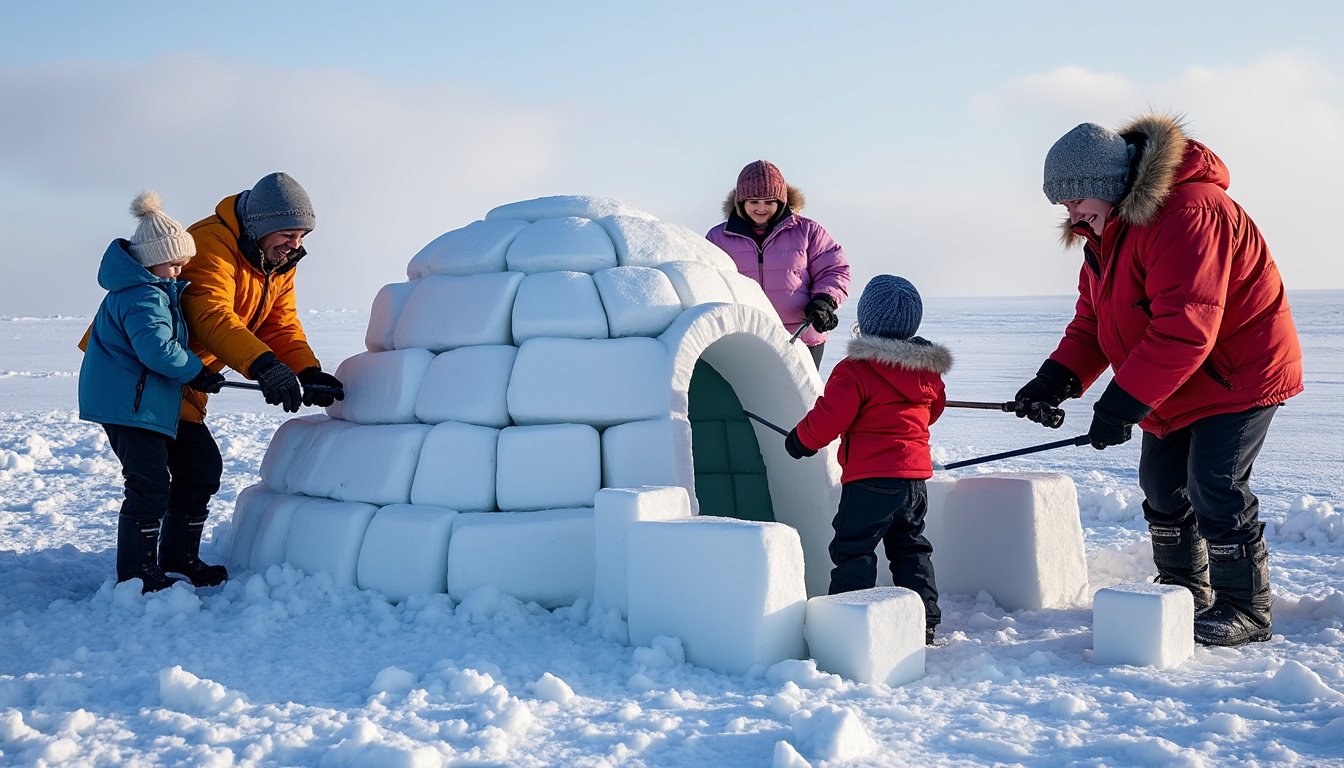 explorez l'art ancestral de la construction des igloos et découvrez les techniques traditionnelles qui permettent de concevoir ces habitations de glace uniques et ingénieuses.