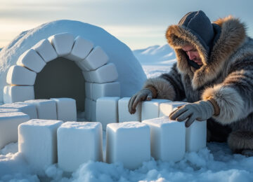 explorez l'art ancestral de la construction des igloos et découvrez les techniques traditionnelles utilisées pour concevoir ces habitations uniques en milieu polaire.