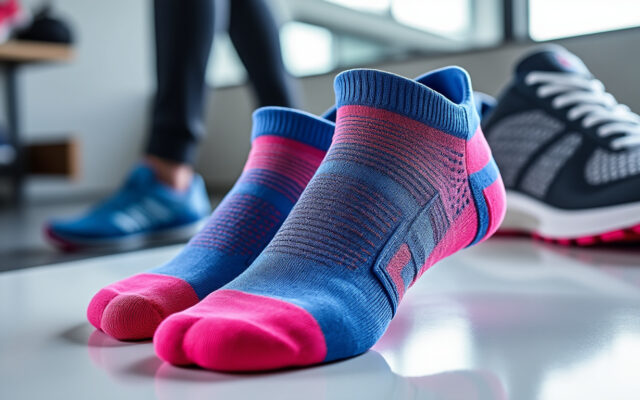découvrez nos chaussettes de sport sur mesure, alliant performance optimale et style unique pour un confort et une allure incomparables pendant vos entraînements.