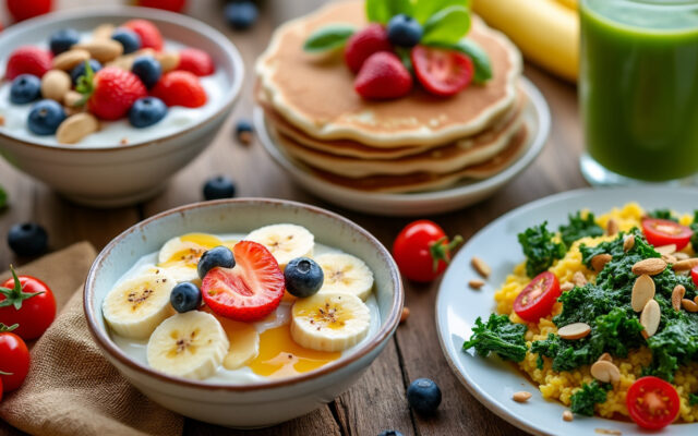 découvrez des recettes saines et protéinées pour des petits déjeuners minceur gourmands, faciles à préparer pour bien démarrer votre journée en alliant plaisir et nutrition.