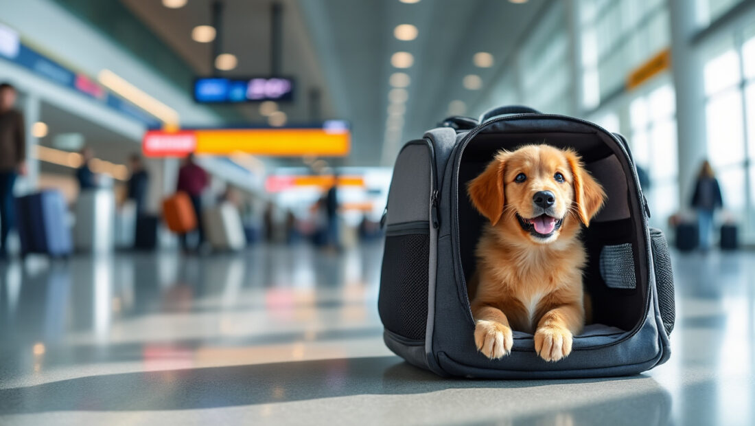 découvrez notre guide pratique pour choisir le sac de transport idéal et voyager en avion en toute sérénité avec votre chien, fidèle compagnon de vos aventures.