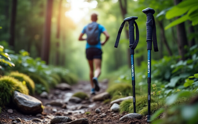 découvrez le bâton de trail running leki, conçu pour vous accompagner sur les sentiers les plus aventureux avec confort et performance.